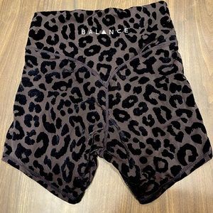Balance Athletica Lux Black Panther Biker Shorts S